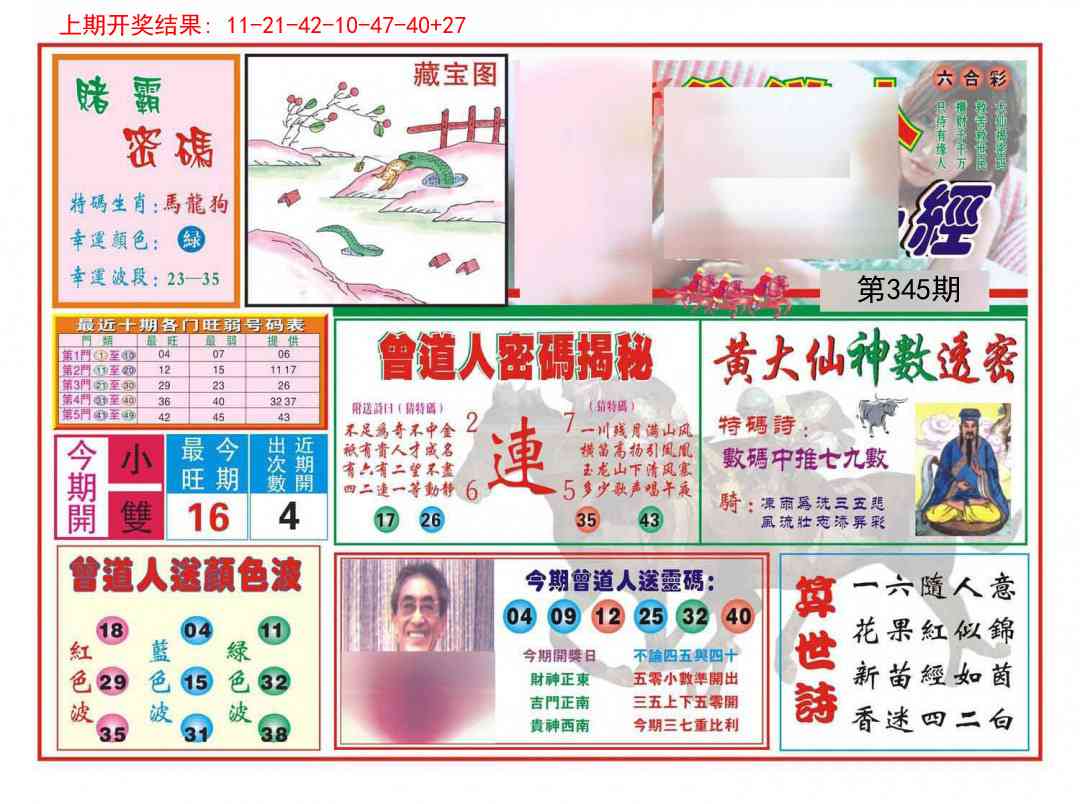 345期赢钱一经[图]